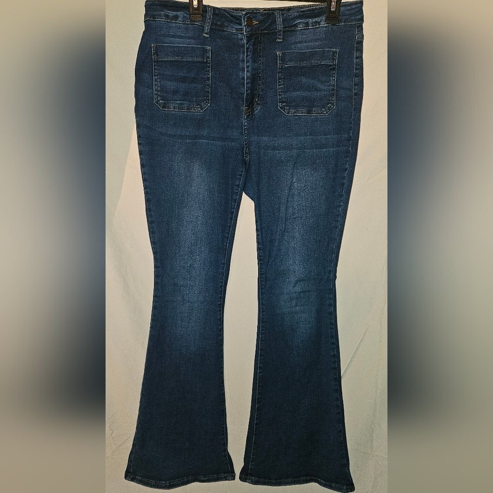 Judy Blue Dark Blue Flare Jeans